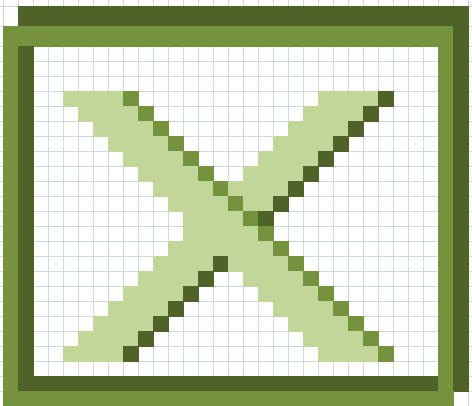 Icona di Excel in Excel