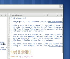 Gnome Translucent Scrollbar